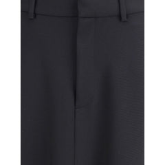 Godet Maxi Skirt in virgin wool