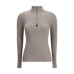 Brown Cashmere Sweatshirt