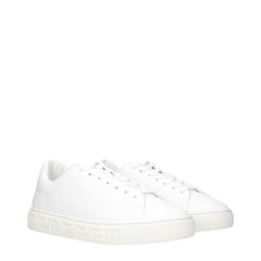 White Leather Low Tops