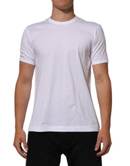 White Goodluck 2021 Cotton Crew Neck T-Shirt