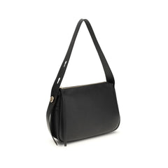 Black Calf Leather Bos Taurus Shoulder Bag