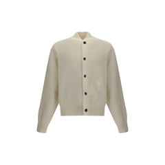 Embroidered Virgin Wool Cardigan