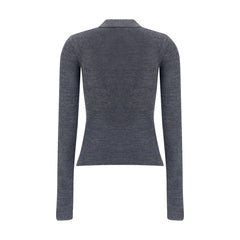 Print polo Sweater