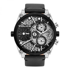 Black Leather Watch
