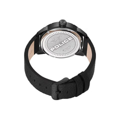 Black Leather Watch