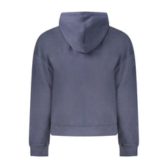 Blue Cotton Women's Hoodie