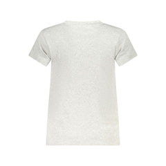 Gray Cotton Women's T-Shirt