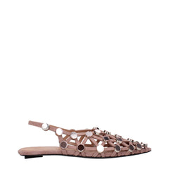 Pink Leather Ballet Flats