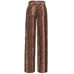 Brown Cotton Jeans & Pant