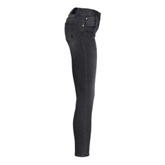 Black Cotton Jeans & Pant