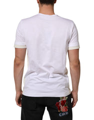 White Cotton Pocket Short Sleeves Men T-shirt
