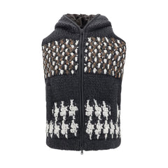 Cashmere padded Gilet