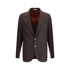 Prince of Wales Wool Blazer
