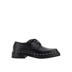 Black Calfskin Oxfords And Derbies