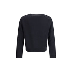 True Roundneck in Off Black Rustic Merino