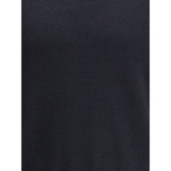 True Roundneck in Off Black Rustic Merino