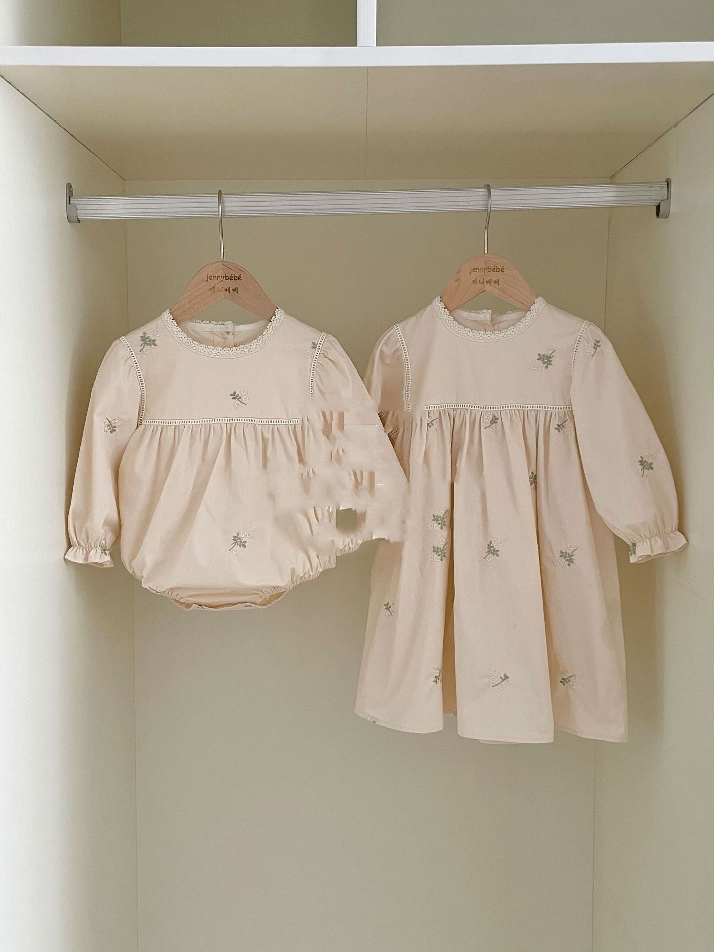 Toddler Baby Embroidery Climbing Suit Onesie