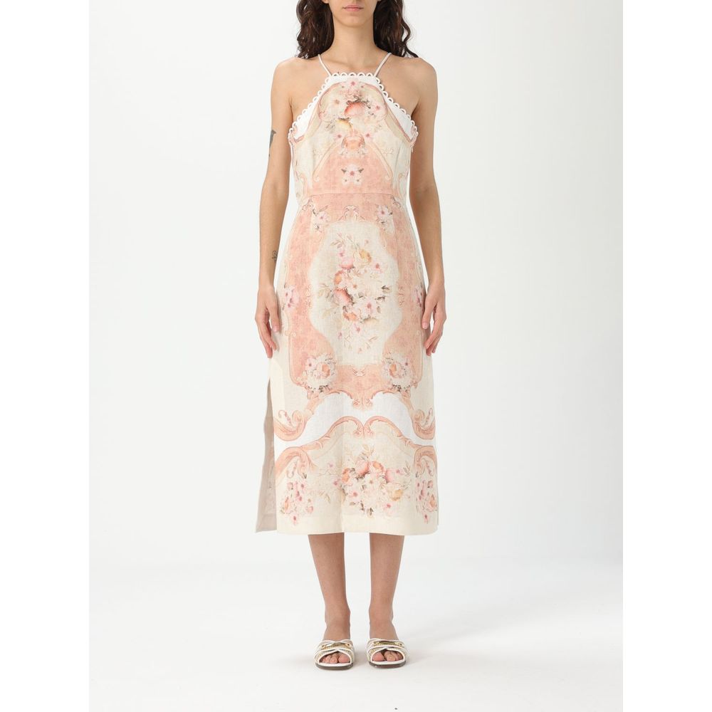 Multicolor Linen Dress