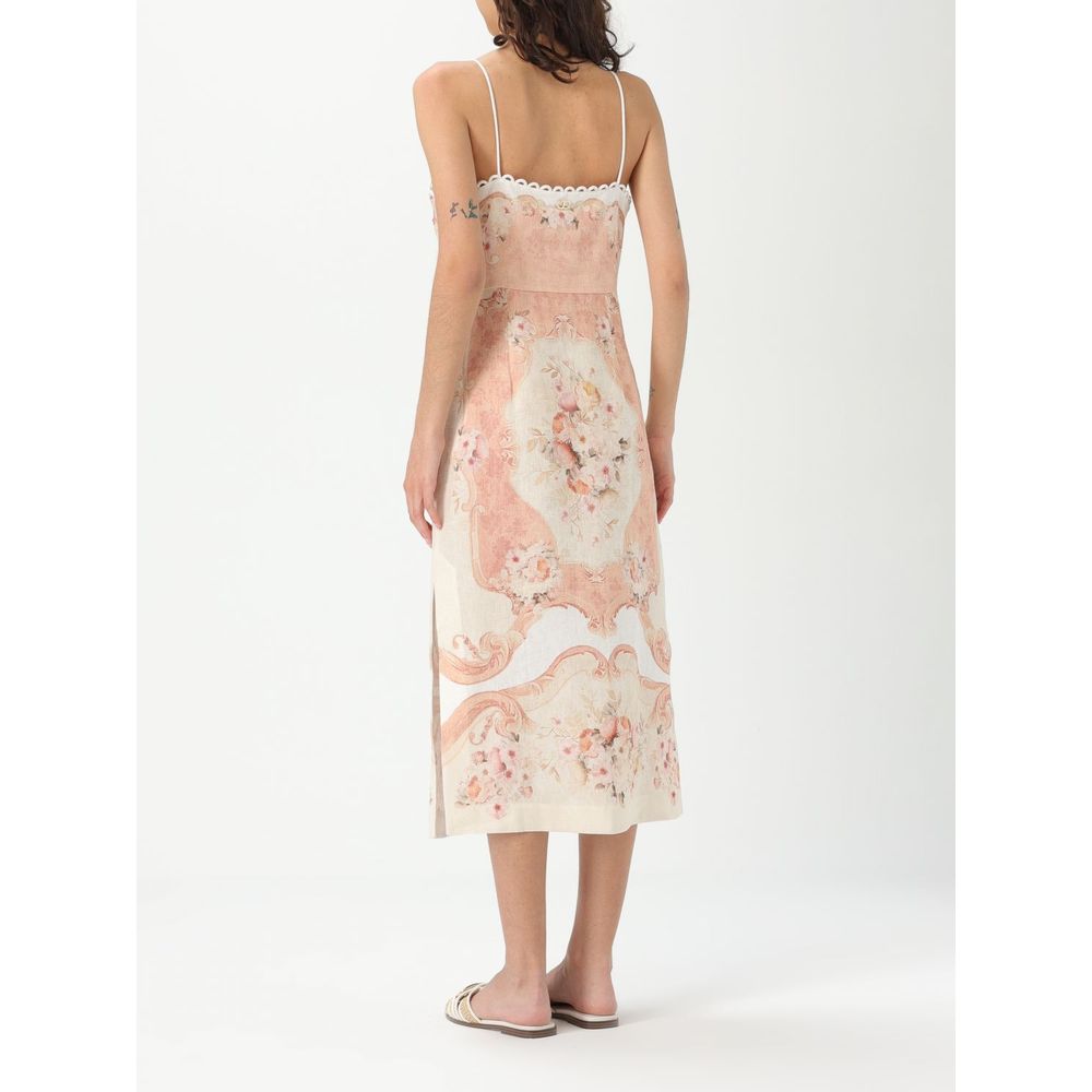 Multicolor Linen Dress