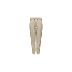 Beige Viscose Pant