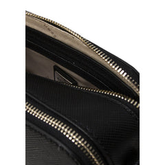 حقيبة يد من البولي إيثيلين الأسود