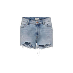 Light Blue Cotton Short