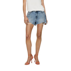 Light Blue Cotton Short