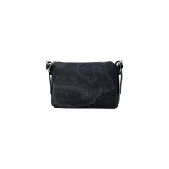 Black Polyester Handbag