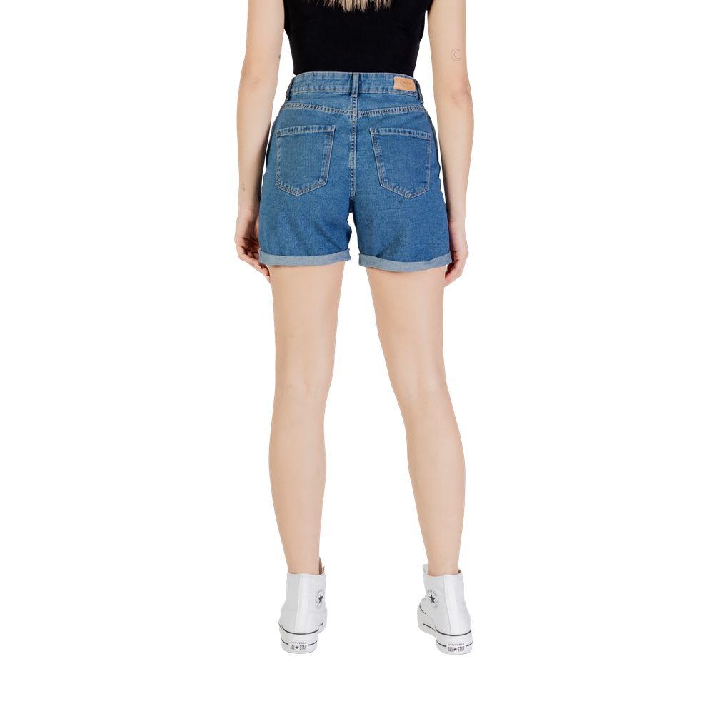 Blue Cotton Short