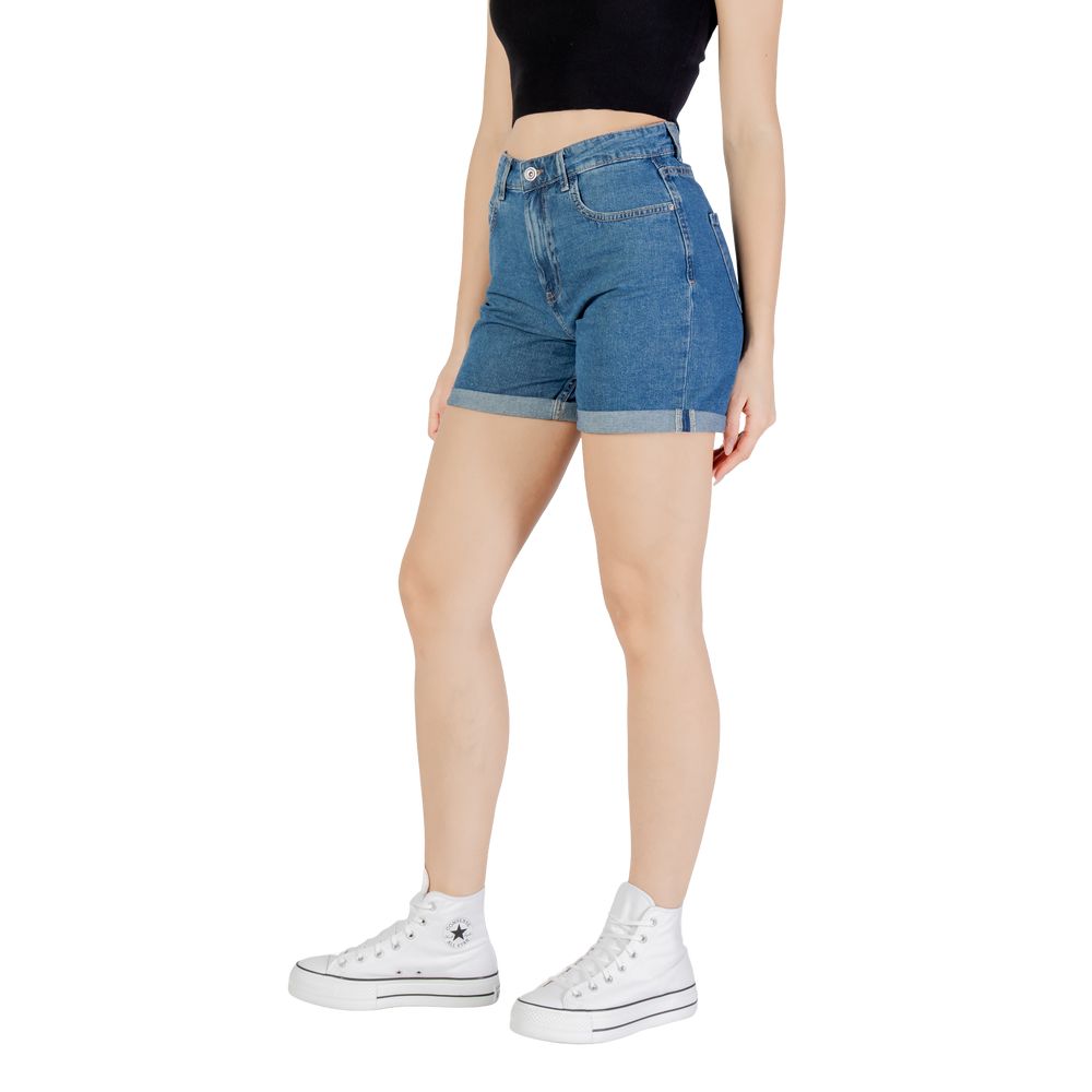 Blue Cotton Short
