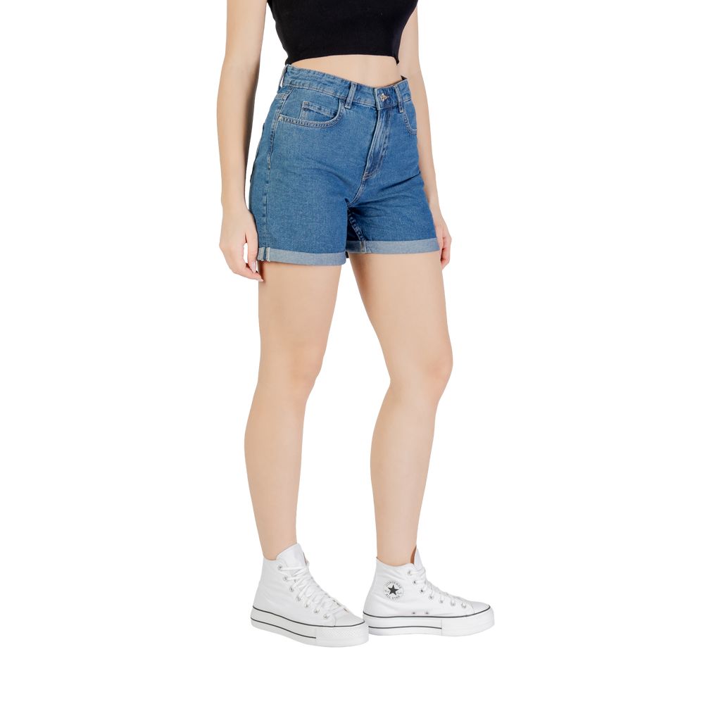 Blue Cotton Short