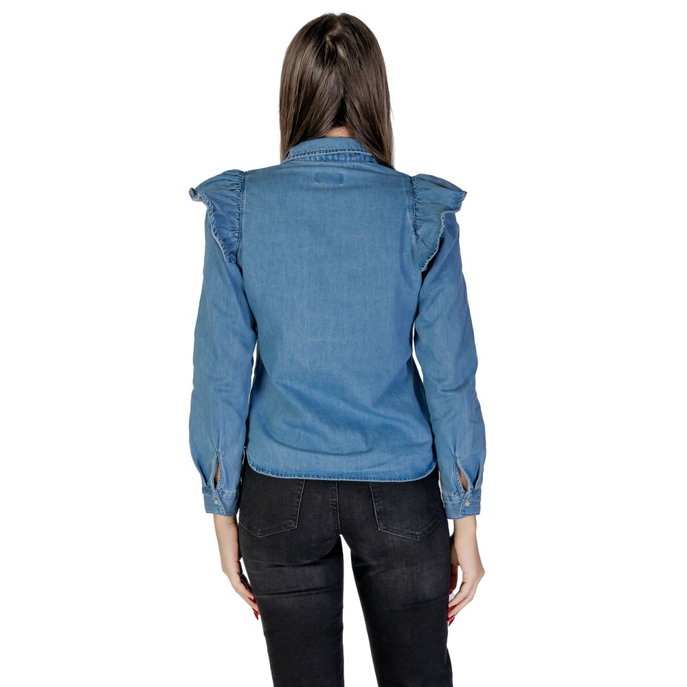 Blue Cotton Shirt