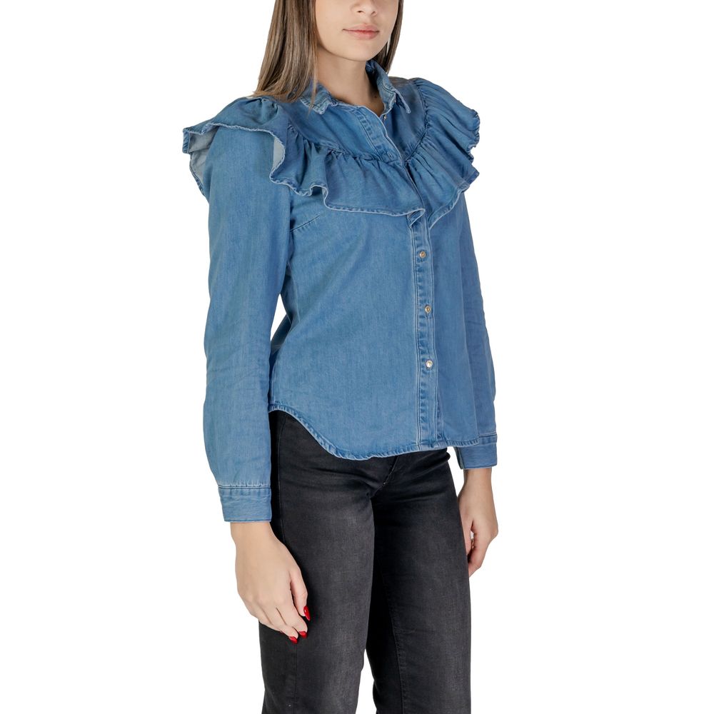 Blue Cotton Shirt