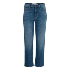 Blue Cotton Mom Jean