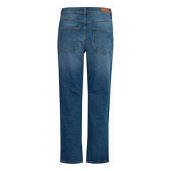 Blue Cotton Mom Jean