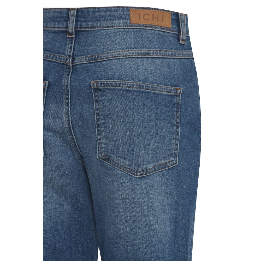 Blue Cotton Mom Jean
