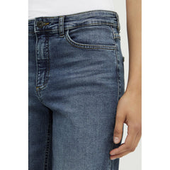 Blue Cotton Mom Jean