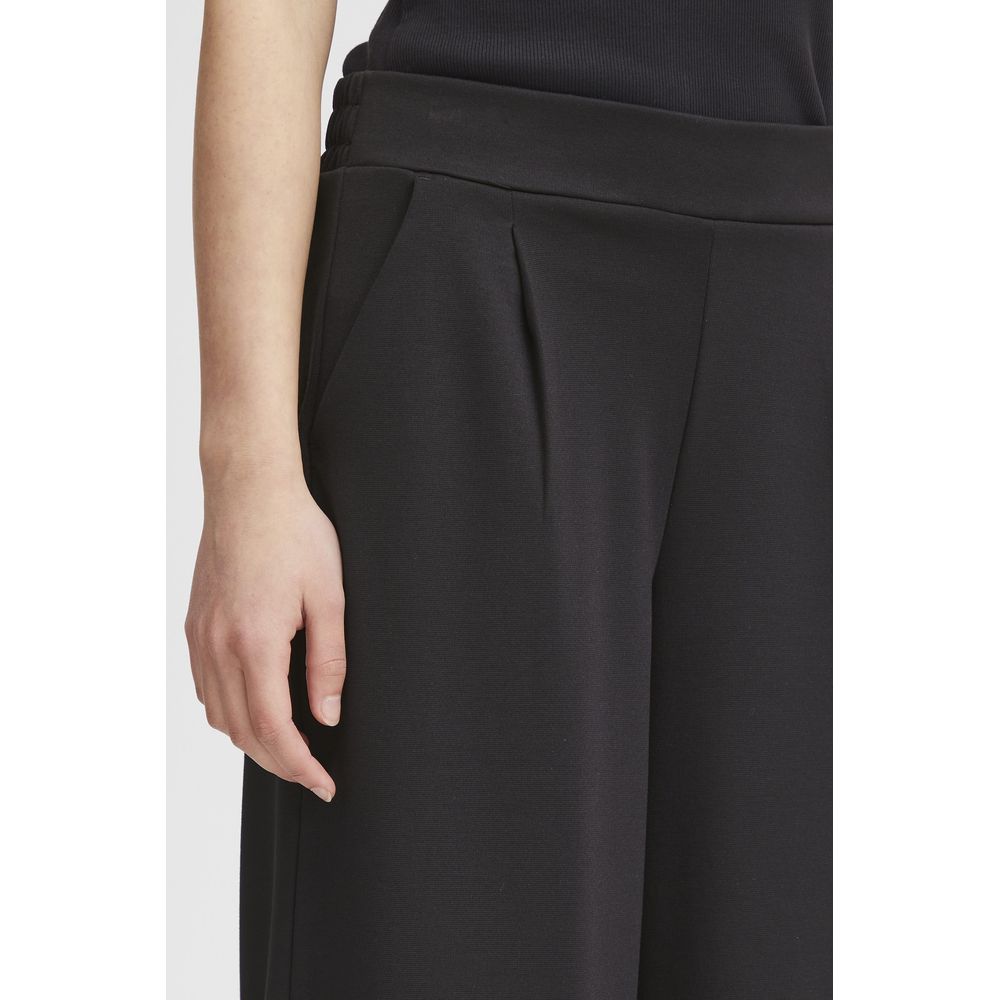Black Recycled Polyurethane Pant