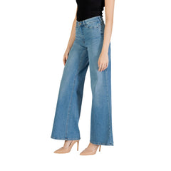 Light Blue Cotton Bootcut Jean