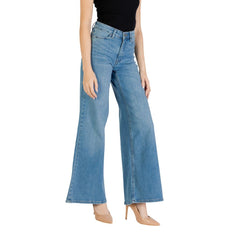 Light Blue Cotton Bootcut Jean