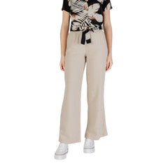 Beige Linen Pant