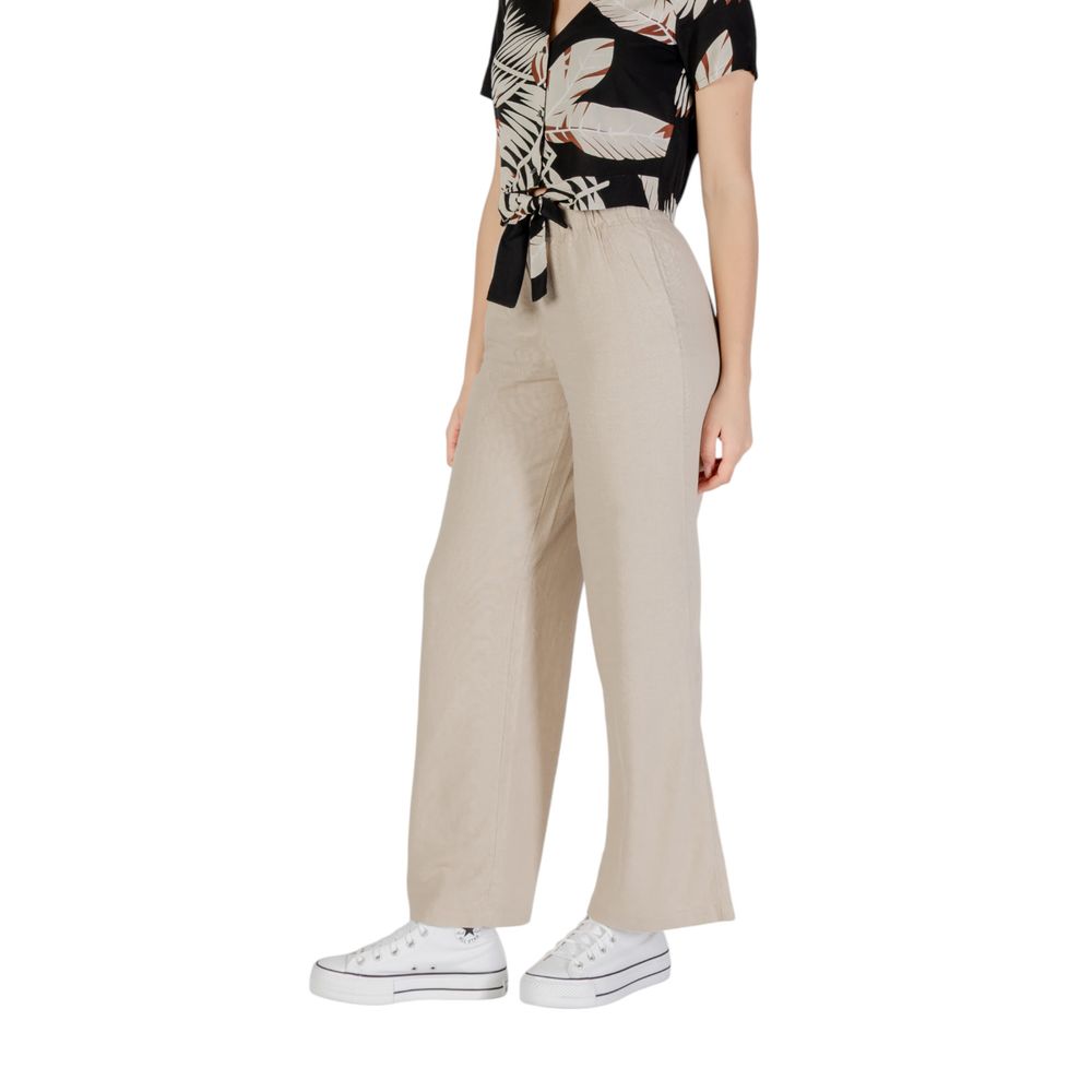 Beige Linen Pant