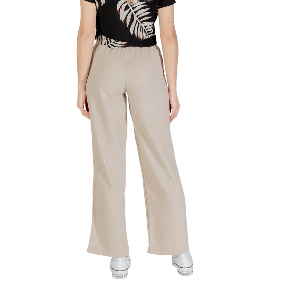 Beige Linen Pant