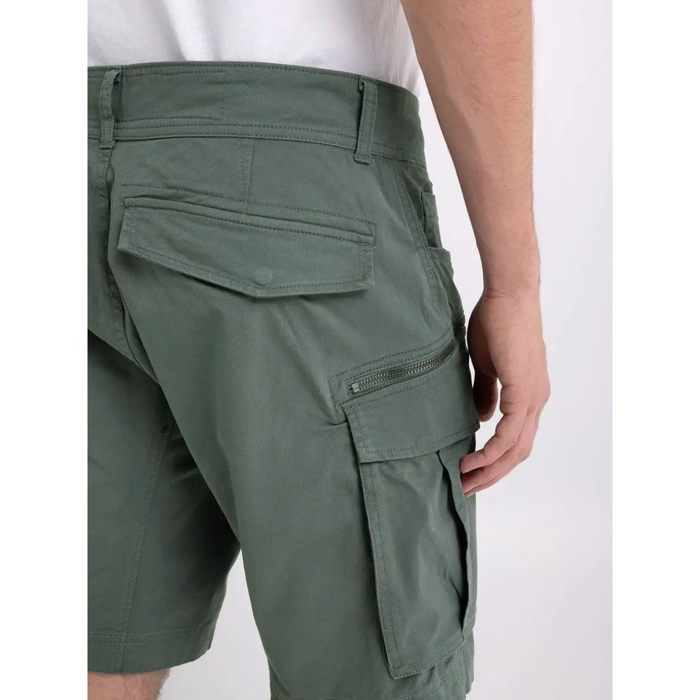 Green Cotton Bermuda