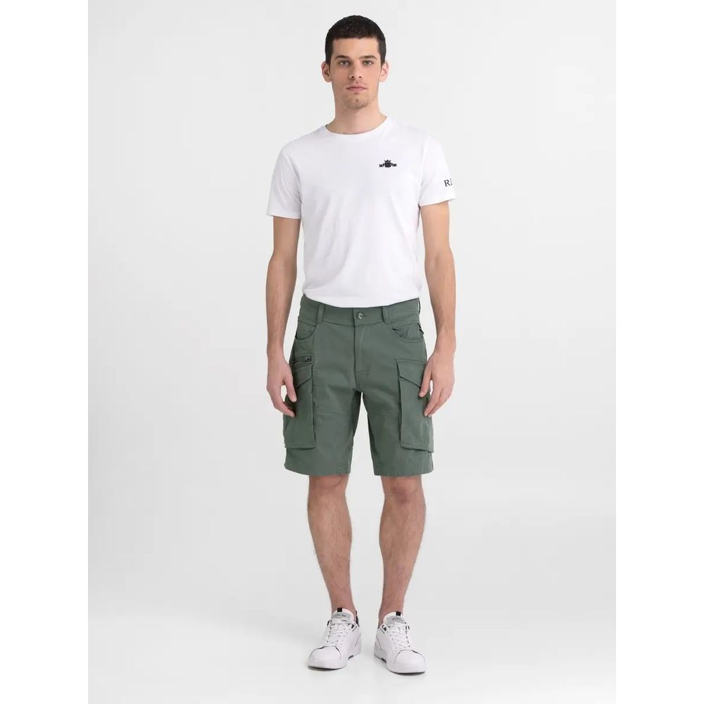 Green Cotton Bermuda