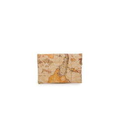 Beige Polyester Clutch Bag