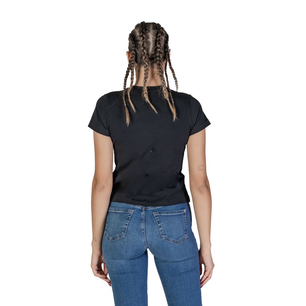 Black Cotton T-Shirt