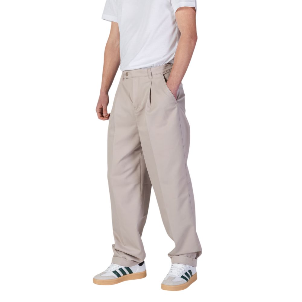 Beige Recycled Polyester Pant