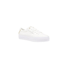Cream Recycled Cotton Low Top Sneakers