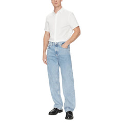 White Organic Cotton Shortsleeve Shirt